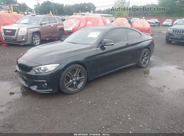 WBA3N9C58GK248535 2016 BMW 4 SERIES Black Vista tres cuartos delantera izquierda