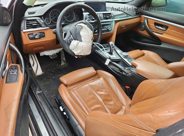 WBA3N9C59GK249905 2016 BMW 4 SERIES Charcoal Առջևի վահանակի տեսք