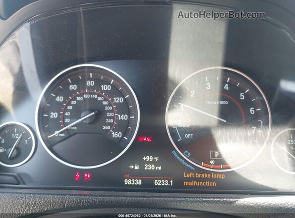 WBA3R1C50GK529668 2016 BMW 4 SERIES White Widok tylnych siedzeń