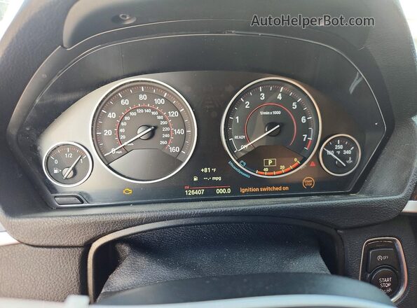 WBA3R1C51GK529761 2016 BMW 4 SERIES White Սարքավորումների վահանակի տեսք
