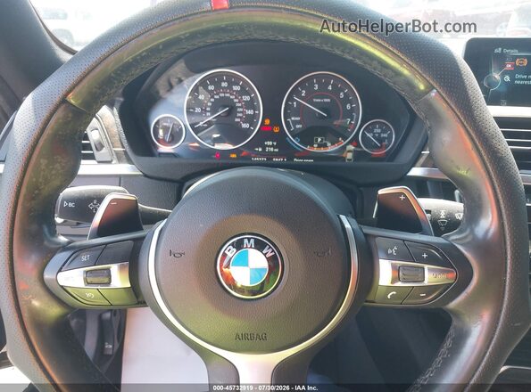 WBA3R1C55GK529231 2016 BMW 4 SERIES Black Widok tylnych siedzeń