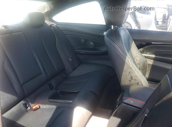 WBA3R1C56GK529447 2016 BMW 4 SERIES Gray Rear seats view