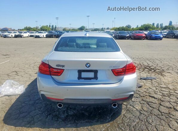 WBA3R1C56GK529447 2016 BMW 4 SERIES Gray Rear view
