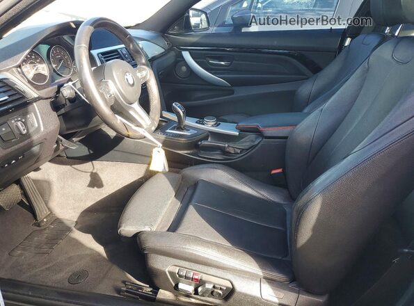 WBA3R1C56GK529447 2016 BMW 4 SERIES Gray Front interior view