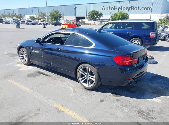 WBA3R1C5XGK529564 2016 BMW 4 SERIES Dark Blue Rear left