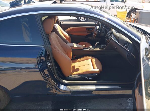 WBA3R1C5XGK529564 2016 BMW 4 SERIES Dark Blue Front interior view