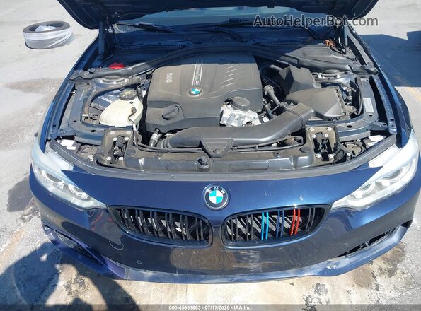WBA3R1C5XGK529564 2016 BMW 4 SERIES Dark Blue Rear view