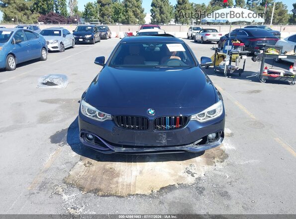WBA3R1C5XGK529564 2016 BMW 4 SERIES Dark Blue Rear interior view