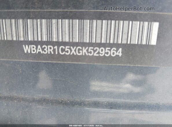WBA3R1C5XGK529564 2016 BMW 4 SERIES Dark Blue Engine compartment view
