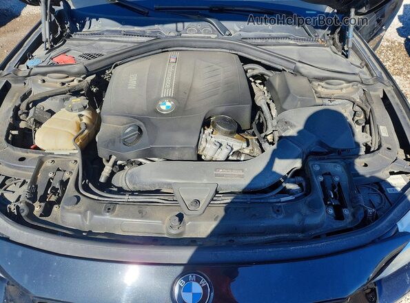 WBA3R5C51GK374605 2016 BMW 4 SERIES Black Widok wnętrza z tyłu
