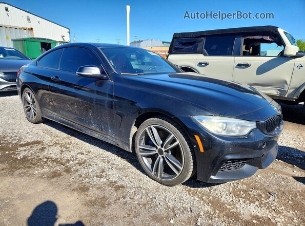 WBA3R5C51GK374605 2016 BMW 4 SERIES Black Przód prawy