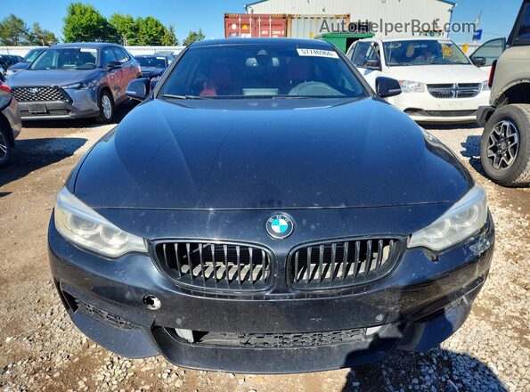 WBA3R5C51GK374605 2016 BMW 4 SERIES Black Widok z przodu