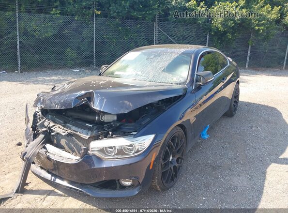 WBA3R5C53GK373651 2016 BMW 4 SERIES Blue Przód lewy