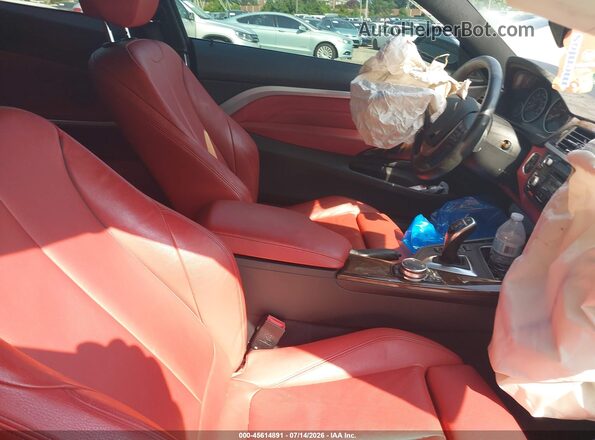 WBA3R5C53GK373651 2016 BMW 4 SERIES Blue Widok wnętrza z przodu