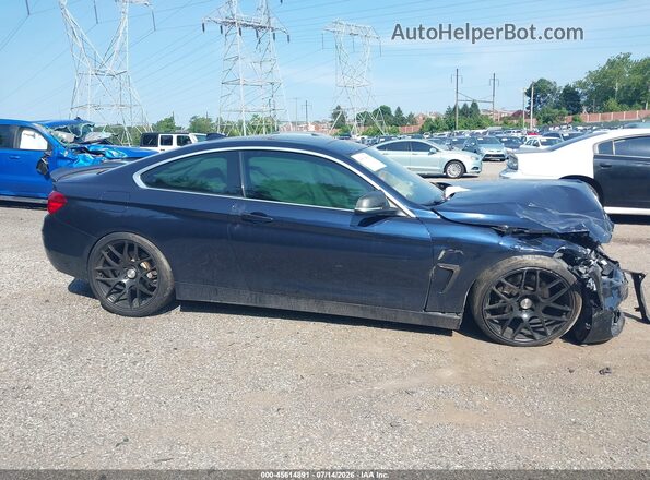 WBA3R5C53GK373651 2016 BMW 4 SERIES Blue Widok wnętrza z tyłu
