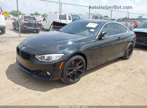 WBA3R5C56GK374003 2016 BMW 4 SERIES Black Передня ліва чверть