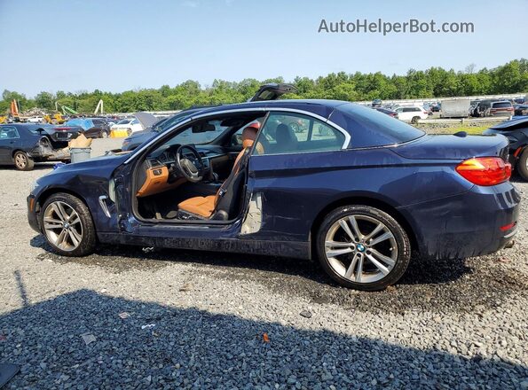 WBA3T1C50GP822135 2016 BMW 4 SERIES Blue Tył lewy