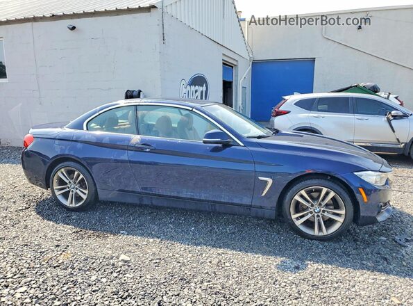 WBA3T1C50GP822135 2016 BMW 4 SERIES Blue Przód prawy