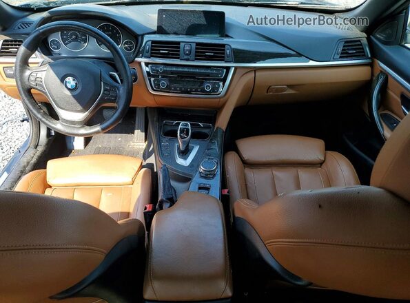 WBA3T1C50GP822135 2016 BMW 4 SERIES Blue Widok deski rozdzielczej