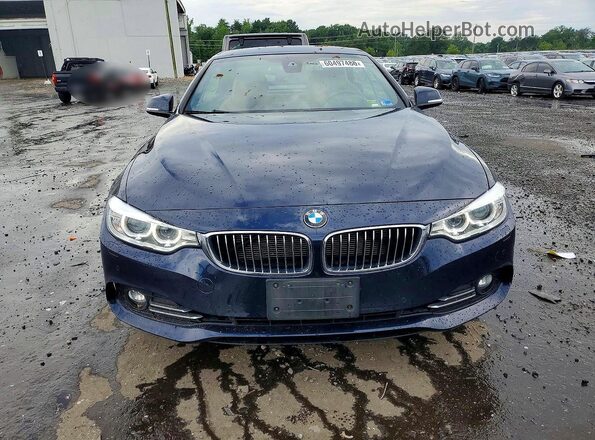 WBA3T1C50GP823785 2016 BMW 4 SERIES Blue წინა ხედი