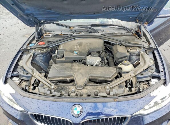 WBA3T1C50GP823785 2016 BMW 4 SERIES Blue უკანა სალონის ხედი