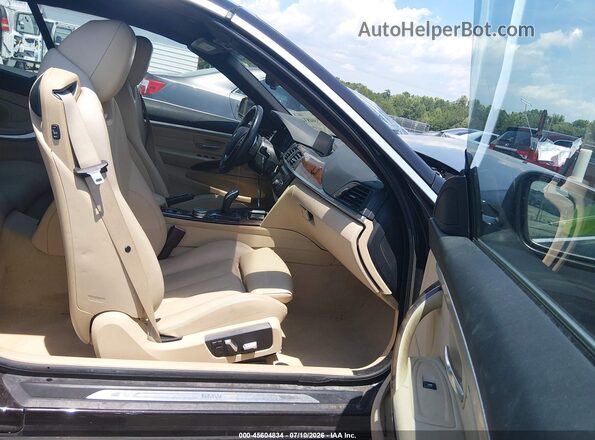 WBA3T1C58GP822660 2016 BMW 4 SERIES Фиолетовый Вид салона спереди