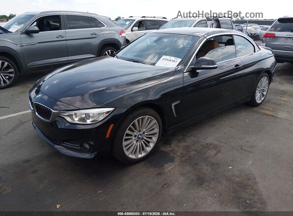WBA3T1C59GP822392 2016 BMW 4 SERIES Black Vista tres cuartos delantera izquierda