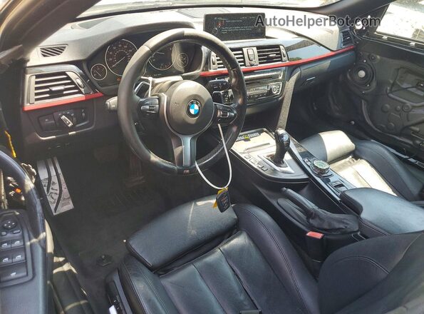 WBA3T7C51G5A37883 2016 BMW 4 SERIES Black Vista del salpicadero