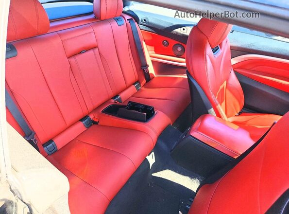 WBA3T7C52G5A38332 2016 BMW 4 SERIES Black Widok tylnych siedzeń
