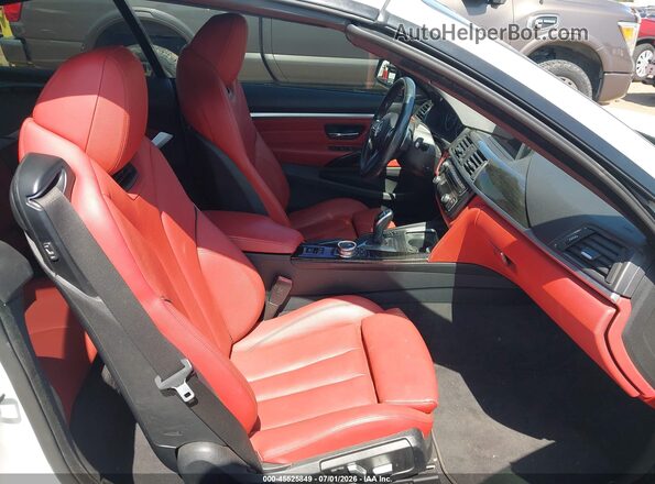 WBA3V7C50G5A28506 2016 BMW 4 SERIES White Widok wnętrza z przodu