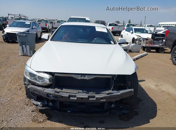 WBA3V7C50G5A28506 2016 BMW 4 SERIES White Widok wnętrza z tyłu