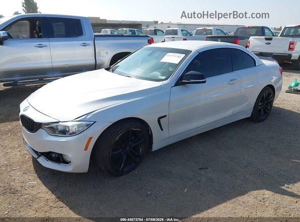WBA3V7C51G5A26022 2016 BMW 4 SERIES White Vista tres cuartos delantera izquierda