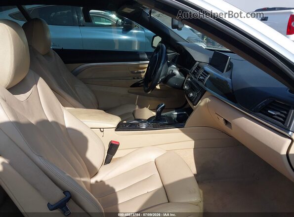 WBA3V7C51G5A26022 2016 BMW 4 SERIES White Vista interior delantera