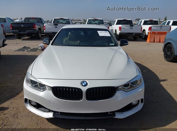 WBA3V7C51G5A26022 2016 BMW 4 SERIES White Vista del cuadro de instrumentos