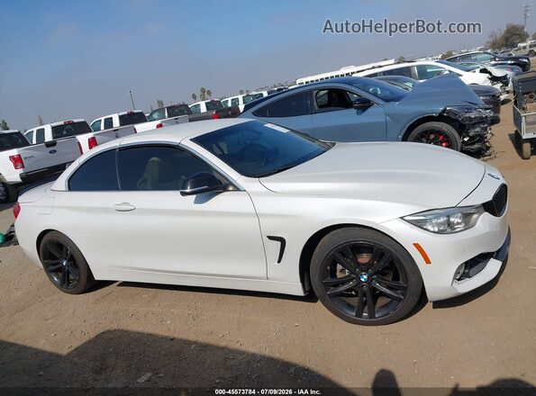 WBA3V7C51G5A26022 2016 BMW 4 SERIES White Vista interior trasera