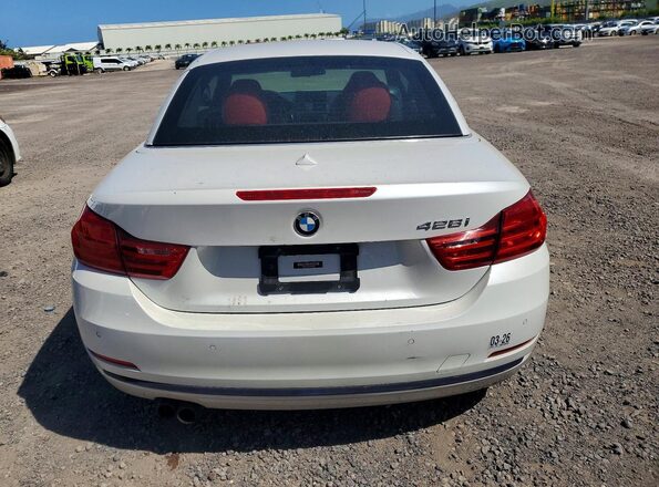 WBA3V7C54G5A28248 2016 BMW 4 SERIES White Widok z tyłu