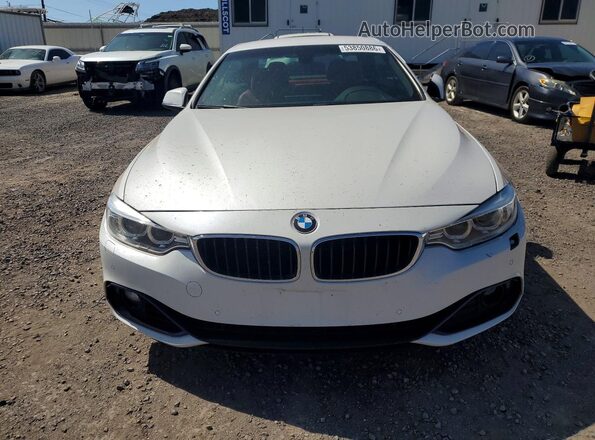 WBA3V7C54G5A28248 2016 BMW 4 SERIES White Widok z przodu