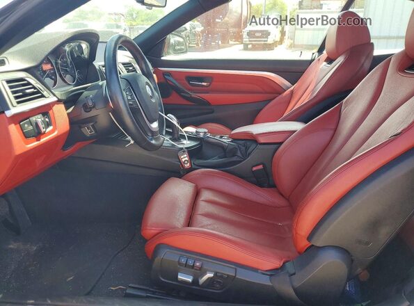 WBA3V7C54G5A28248 2016 BMW 4 SERIES White Widok wnętrza z przodu