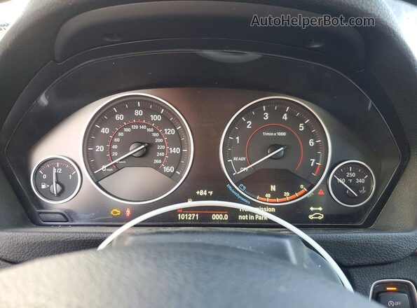 WBA3V7C57G5A25070 2016 BMW 4 SERIES Black ხელსაწყოთა პანელის ხედი