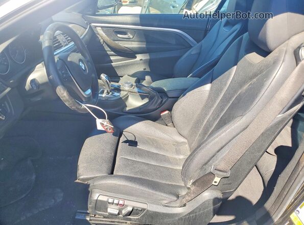 WBA3V7C57G5A27434 2016 BMW 4 SERIES Black Front interior view