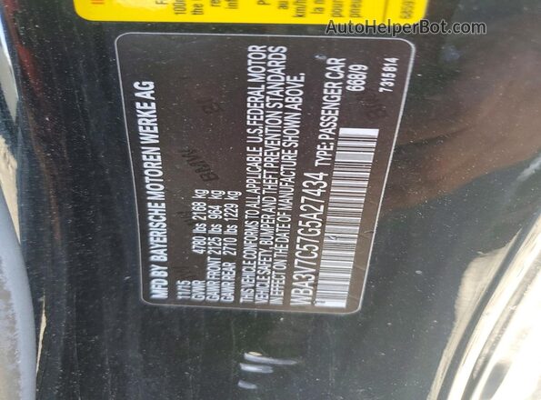 WBA3V7C57G5A27434 2016 BMW 4 SERIES Black Engine compartment view