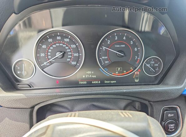WBA3V7C59G5A24826 2016 BMW 4 SERIES White Սարքավորումների վահանակի տեսք