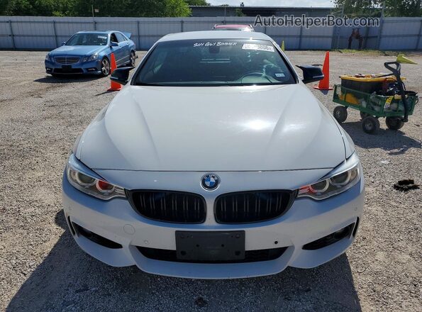 WBA3V7C59G5A24826 2016 BMW 4 SERIES White Դիմացի տեսք