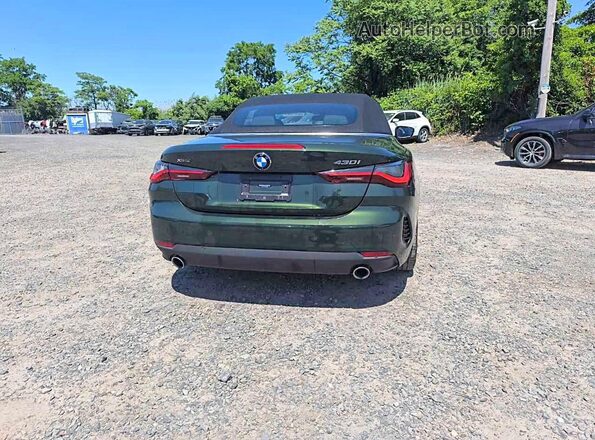 WBA43AT06PCM90525 2023 BMW 4 SERIES Зеленый Вид сзади