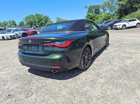 WBA43AT06PCM90525 2023 BMW 4 SERIES Зеленый Передняя правая четверть