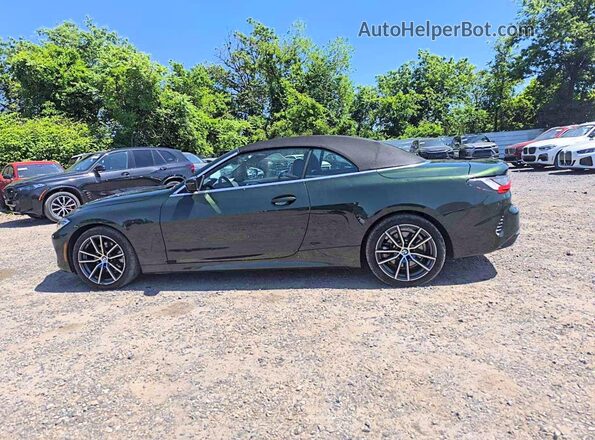 WBA43AT06PCM90525 2023 BMW 4 SERIES Зеленый Панорамный вид салона 360°