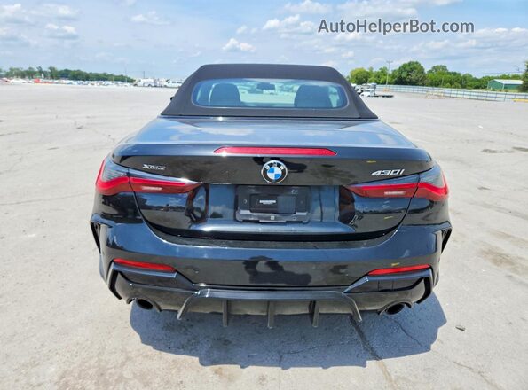 WBA43AT07NCH77310 2022 BMW 4 SERIES Black Widok z tyłu