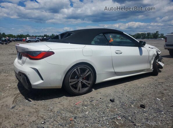 WBA43AT08PCL34745 2023 BMW 4 SERIES White Trasero derecho