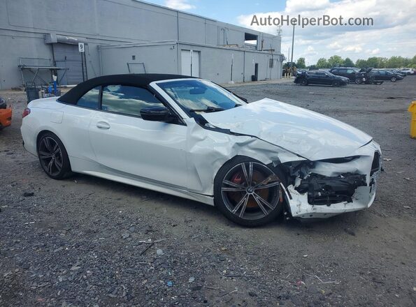 WBA43AT08PCL34745 2023 BMW 4 SERIES White Delantero derecho