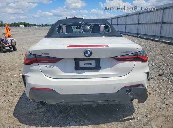 WBA43AT08PCL34745 2023 BMW 4 SERIES White Vista trasera